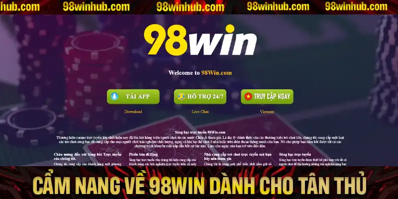 Những thông tin tổng quan cần biết về 98Win dành cho người chơi mới