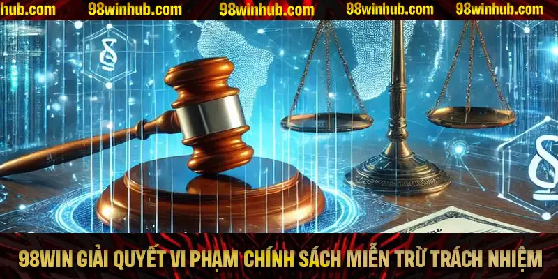 Cách 98WIN giải quyết các trường hợp vi phạm chính sách miễn trừ trách nhiệm