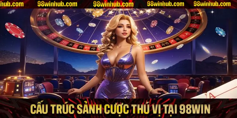 Cấu trúc sảnh cược thú vị tại 98Win