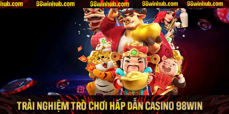 Trải nghiệm đa dạng trò chơi hấp dẫn tại casino 98Win với nhiều lựa chọn phù hợp